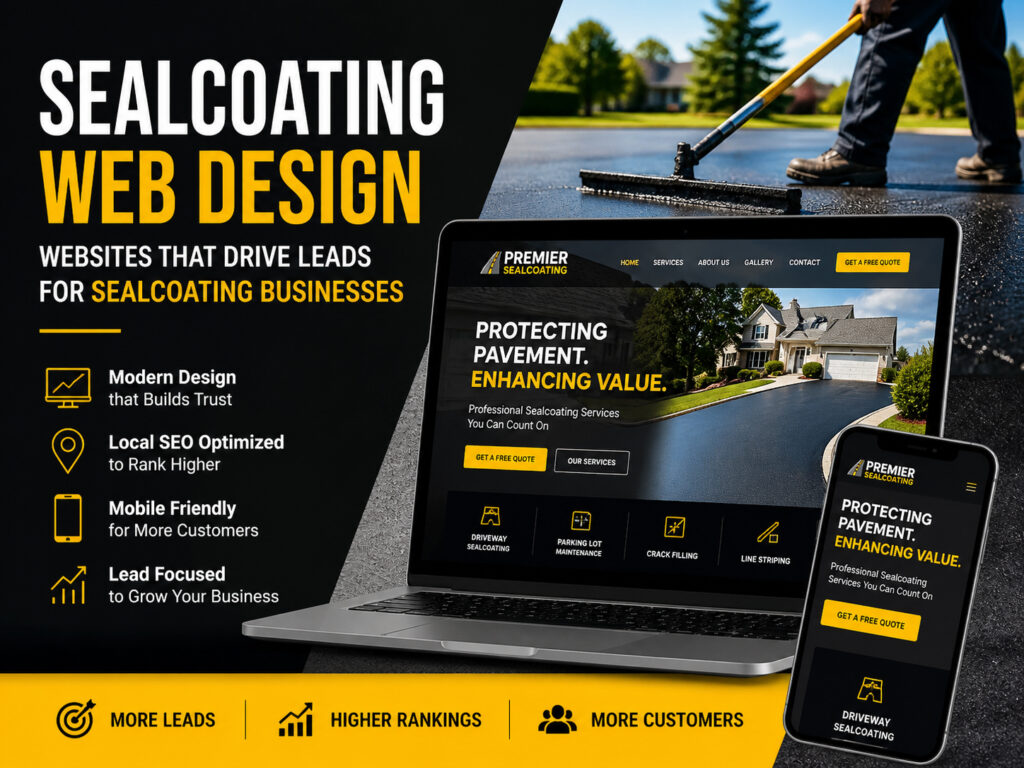 Sealcoating Web Design