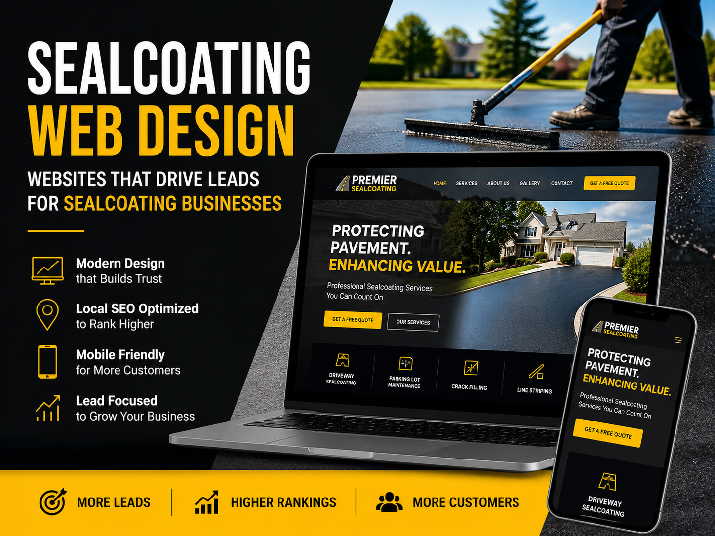 Sealcoating Web Design